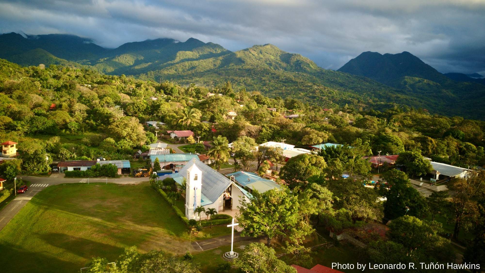 Lush mountains surrounding the village of Santa Fe Veraguas